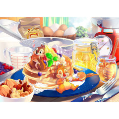 Japan Disney Jigsaw Puzzle 108pcs - Chip & Dale : Sweet Temptation