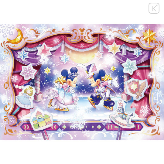 Japan Disney Jigsaw Puzzle 108pcs - Mickey & Minnie : Ice Show at Toy Land - 1