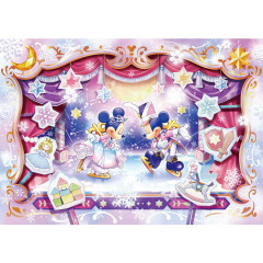 Japan Disney Jigsaw Puzzle 108pcs - Mickey & Minnie : Ice Show at Toy Land
