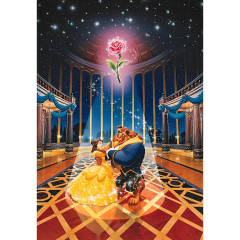 Japan Disney Jigsaw Puzzle 108pcs - Beauty and the Beast : Magic of Love