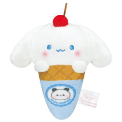 Japan Mochimochi Panda × Sanrio Mascot Holder - Cinnamoroll : Ice Cream