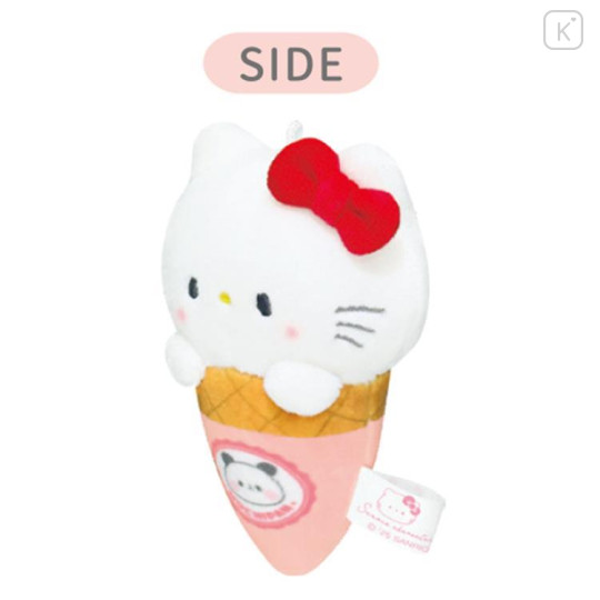 Japan Mochimochi Panda × Sanrio Mascot Holder - Hello Kitty : Ice Cream - 2