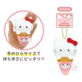 Japan Mochimochi Panda × Sanrio Mascot Holder - Hello Kitty : Ice Cream - 3