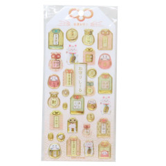 Japan Kamio Clear Plump 3D Sticker - Amulet Gold Light Yellow