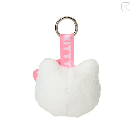 Japan Sanrio Mascot Bag Charm - Hello Kitty : Face Pink Ribbon - 2