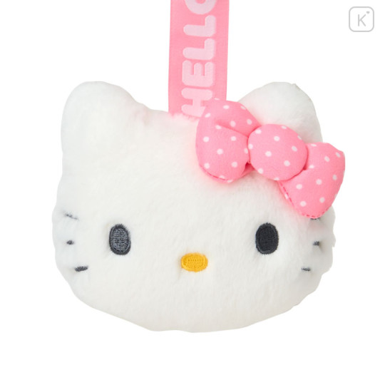 Japan Sanrio Mascot Bag Charm - Hello Kitty : Face Pink Ribbon - 3