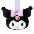Japan Sanrio Mascot Bag Charm - Kuromi : Face Ribbon - 3