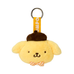 Japan Sanrio Mascot Bag Charm - Pompompurin : Face Ribbon
