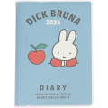 Japan Miffy A6 Planner Monthly & Weekly Schedule Book - Miffy : Apple Blue 2026 - 1