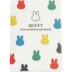 Japan Miffy A5 Planner Monthly Schedule Book - Miffy : Face Colorful 2026