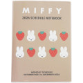 Japan Miffy A5 Planner Monthly Schedule Book - Miffy : Face Strawberry 2026 - 1