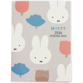 Japan Miffy B6 Planner Monthly & Weekly Schedule Book - Miffy : Face Grey 2026 - 1
