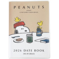 Japan Peanuts A6 Planner Monthly Schedule Book - Snoopy & Woodstock : Famous Beagle 2026 - 1