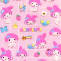 Japan Sanrio Epoxy Seal Sticker - My Melody : Music Gold Foil - 2