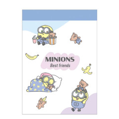Japan Minions Mini Notepad - Minions : Bob & Tim Best Friend