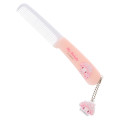 Japan Sanrio Folding Comb - My Melody : White Strawberry Tea Time - 2