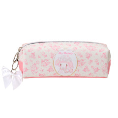 Japan Sanrio Pen Pouch Pencil Case - My Melody : White Strawberry Tea Time