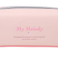Japan Sanrio Pen Pouch Pencil Case - My Melody : White Strawberry Tea Time - 5
