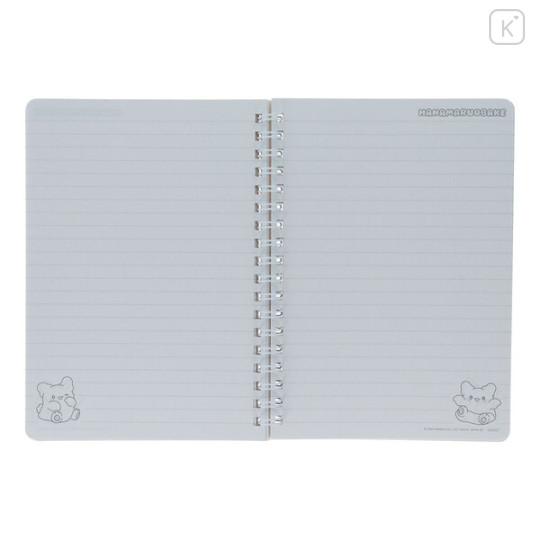 Japan Sanrio B6 Ring Notebook - Hanamaruobake : Sweet Reward Blue - 2