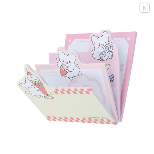 Japan Sanrio Die-cut Sticky Notes - Hanamaruobake : Sweet Reward Ice Cream - 3