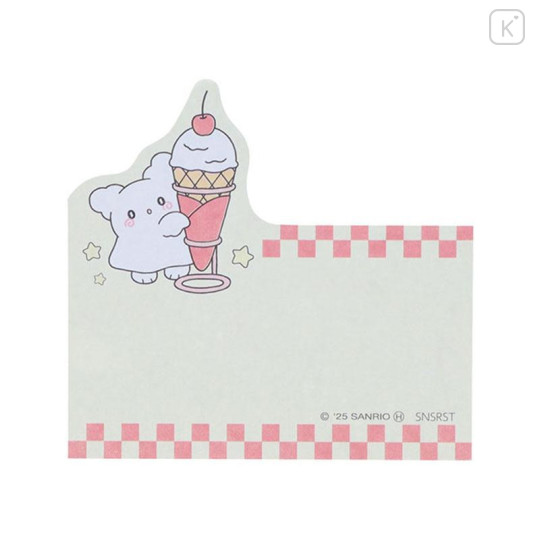 Japan Sanrio Die-cut Sticky Notes - Hanamaruobake : Sweet Reward Ice Cream - 4