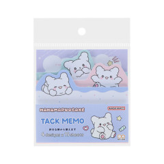 Japan Sanrio Die-cut Sticky Notes - Hanamaruobake : Sweet Reward Blue