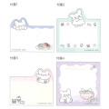 Japan Sanrio Die-cut Sticky Notes - Hanamaruobake : Sweet Reward Blue - 2