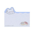 Japan Sanrio Die-cut Sticky Notes - Hanamaruobake : Sweet Reward Blue - 4