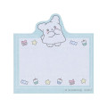 Japan Sanrio Die-cut Sticky Notes - Hanamaruobake : Sweet Reward Blue - 6