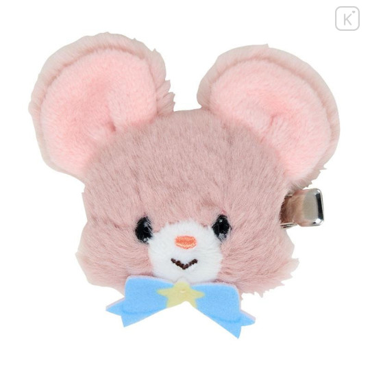 Japan Sanrio Original × Yoshitoku Retro Plush Collection Face-shaped Hair Clip - Cinnamoroll : Q Pippi - 4