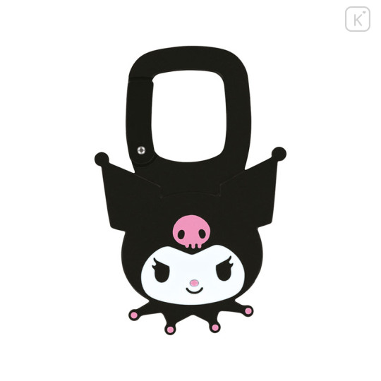 Japan Sanrio Aluminum Alloy Carabiner - Kuromi : Smile - 1