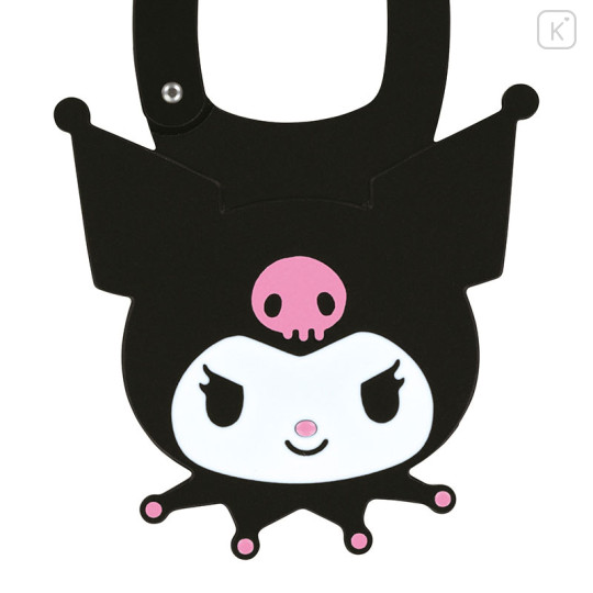 Japan Sanrio Aluminum Alloy Carabiner - Kuromi : Smile - 3