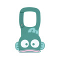 Japan Sanrio Aluminum Alloy Carabiner - Hangyodon : Smile - 1