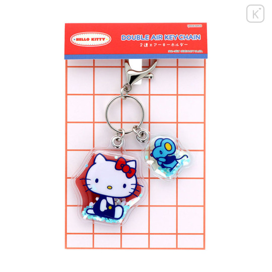 Japan Sanrio Sequins Keychain - Hello Kitty : Vintage Retro - 1