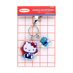 Japan Sanrio Sequins Keychain - Hello Kitty : Vintage Retro