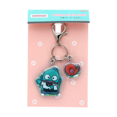 Japan Sanrio Sequins Keychain - Hangyodon : Vintage Retro