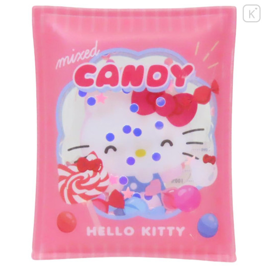 Japan Sanrio Sequins Shaka Shaka Magnet - Hello Kitty : Candy - 1