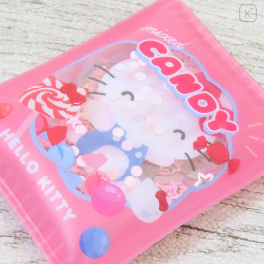 Japan Sanrio Sequins Shaka Shaka Magnet - Hello Kitty : Candy - 3