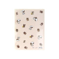 Japan Peanuts 5 Pockets A4 Index File Holder - Snoopy & Woodstock : Cuddly Bears Beige Brown - 2