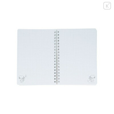 Japan Peanuts B6 Ring Notebook - Snoopy & Woodstock : Cuddly Bears Pink - 3