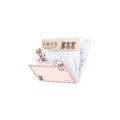 Japan Peanuts Die-cut Sticky Notes - Snoopy & Woodstock : Cuddly Bears Beige Brown - 2