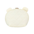 Japan Peanuts Round Cosmetic Pouch - Snoopy & Woodstock : Cuddly Bears White - 2