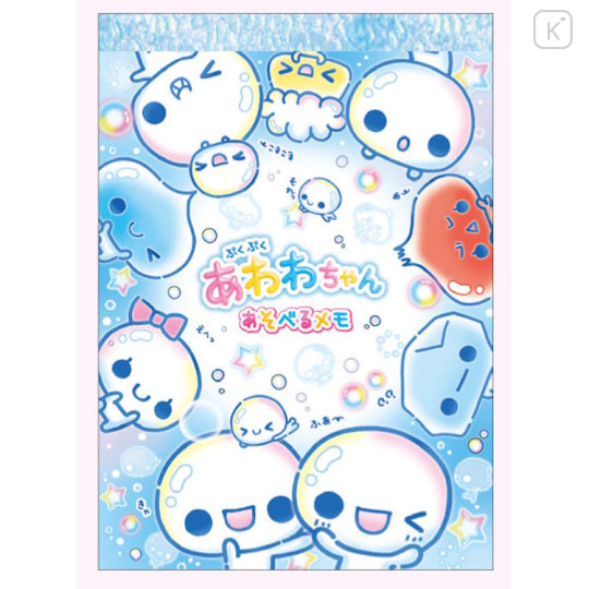 Japan Kamio A6 Notepad - Pukupuku Awawa-chan : Heisei Retro - 1