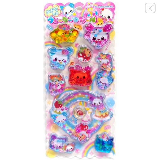 Japan Kamio Water Puffy Sticker - Kira Usa Twins : Heisei Retro - 1