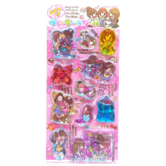 Japan Kamio Water Puffy Sticker - Tomorrow Always Love Friends : Heisei Retro