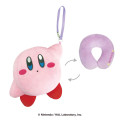 Japan Kirby Travel Fluffy Neck Pillow Cushion - Kirby : Plush Style - 1
