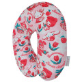 Japan Sanrio × Swimmer Travel Fluffy Neck Pillow Cushion - Characters Pink - 2