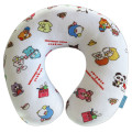 Japan Sanrio × Swimmer Travel Fluffy Neck Pillow Cushion - Characters White Retro - 1