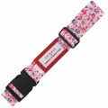 Japan Sanrio × Swimmer Suitcase Belt Luggage Strap - Characters Pink - 1