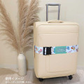 Japan Sanrio × Swimmer Suitcase Belt Luggage Strap - Characters White Retro - 2